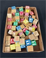 Wood Alphabet Blocks