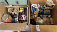 Variety of toy trinkets - vintage school items,