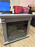 Electric fireplace mantle