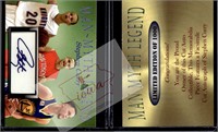 Stephen Curry Man Myth Legend facsimile auto