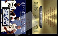 Lebron James Man Myth Legend facsimile auto