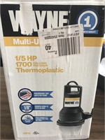 Wayne- multi use pump