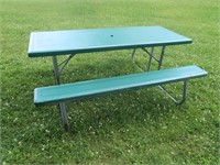 Folding/Collapsible Picnic Table-55x72x30"