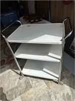 white kitchen cart