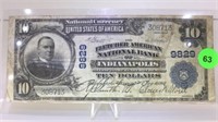 1902 NATIONAL CURRENCY BLANKET $10. NOTE
