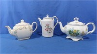 3 Vintage Teapots