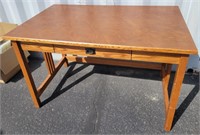 Single Drawer Library Table