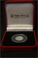 .999 Silver 5 Pence Proof Coin with COA