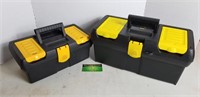 Pair of Plastic Stanley Tool Cases