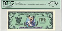 1997 $5 Formal Goofy  Proof Disney Dollar PCGS 65P