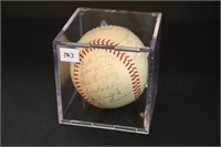 1963 Autographed Burlington Bees Baseball