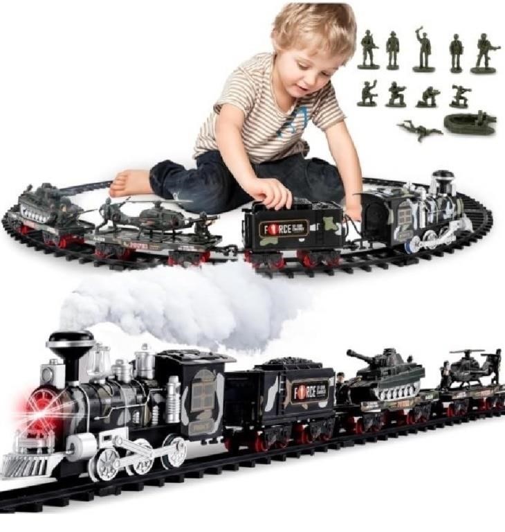 Electric Train Track Set for Kids Bo