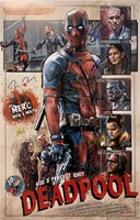 Ryan Reynolds Autograph Deadpool Poster