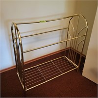 U229 Brass Quilt rack