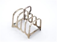 George VI silver toast rack