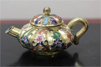 A Chinese Cloisonne Teapot