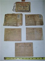 Lot of WWII Ration Books