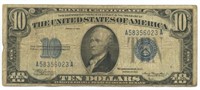 1934 $10 U.S. Silver Certificate