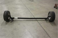 Ice Shack Axle, Approx 7FT w/20.5x8-10 Tires