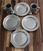 Assorted Pewter Items