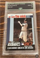 2007 Topps Unlock the Mick #3 Mickey Mantle Card