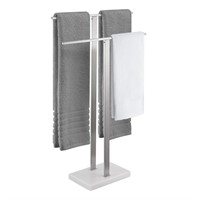 KES Standing Towel Rack 2-Tier Towel Rack Stand wi