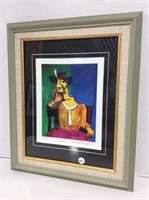 Framed Decorator Print by Pablo Picasso " Woman "
