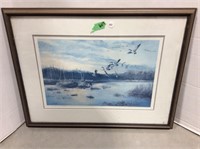 Framed Numbered Print " Wings of October " by