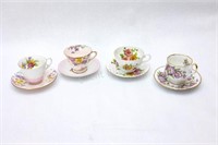 Assorted Bone China Tea Cups -