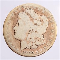 Coin 1890 CC  Morgan Silver Dollar Key