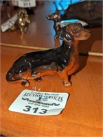 Beswick Dachshund figurine