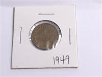 1949 Bank Deutscher Lander 10 Pfenning Coin