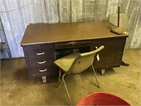 Office desk - est. 4 1/2 x 3 ft.