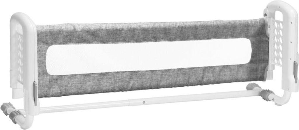 $50-Safety 1st Top of Mattress Bedrail, Grey/White