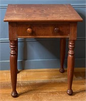 Antique Solid Wood Single Drawer Night Stand