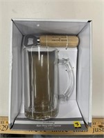 Beer mug and opener