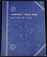 PARTIAL WHITMAN MERCURY HEAD DIME 1916-1945 ALBUM
