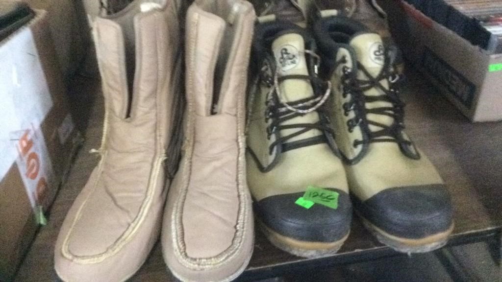 HODGEMAN BOOT LINERS SZ 12 & LINED SHOES SZ 12