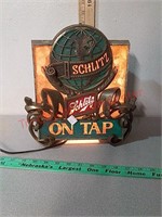 Vintage schlitz beer light, works