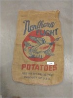 Northern Flight Burlap Potato Bag