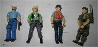 4 G I Joe Figures from the 80"s