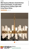 CHANDELIER (OPEN BOX, NEW)