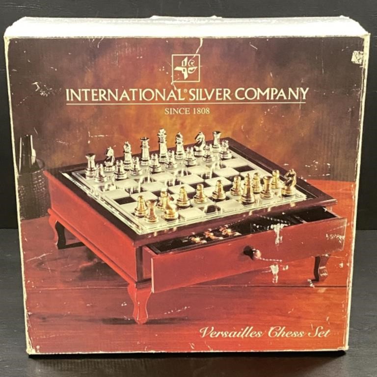 International Sivler Company Versailles Chess Set