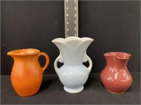 Group of Vintage Pottery Vases - Signed