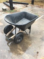 Wheel Barrow W/ Front Dual Tires