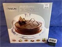 Multi-Function Cake Stand, Plastic, 12"Dia,