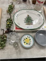 Stangl Pottery, Platter, Adv. Thermos, Decorations