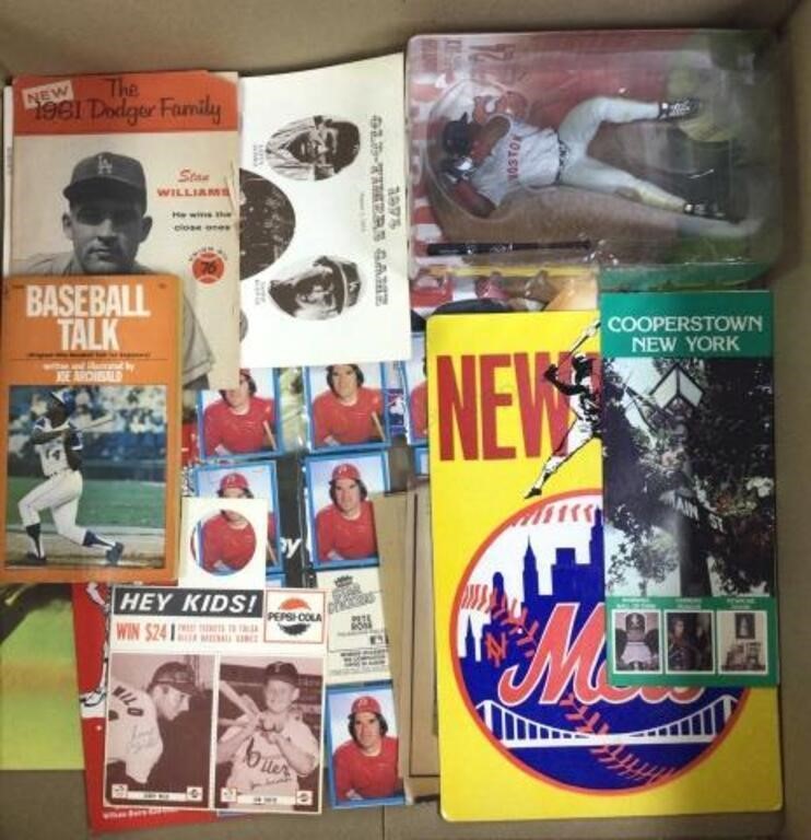 Assorted Vintage Baseball Ephemera