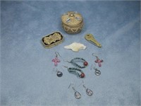 Allure Trinket Box W/Custom Costume Jewelry Items