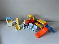 1980's Little Tikes Dollhouse Toys